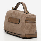 Sac Bandouliere  Simos Suede - Taupe