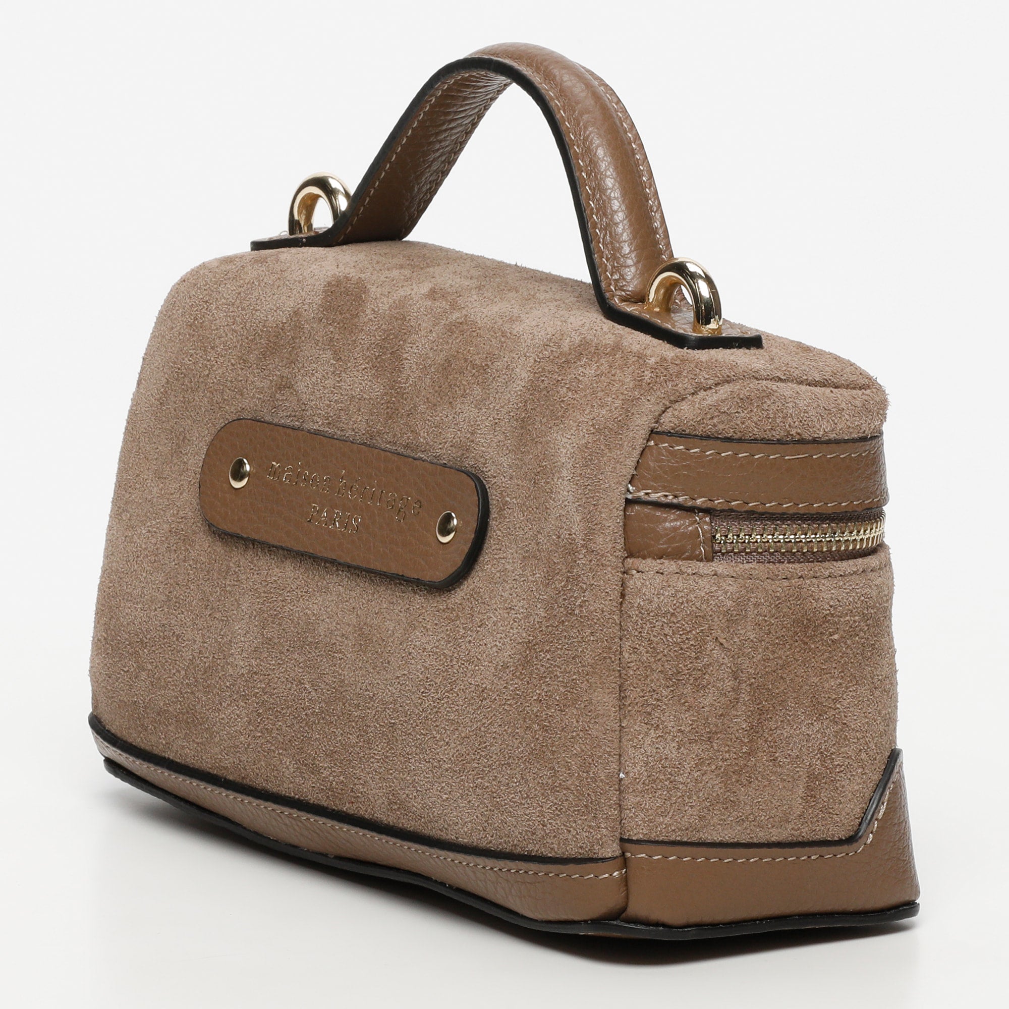 Sac Bandouliere  Simos Suede - Taupe