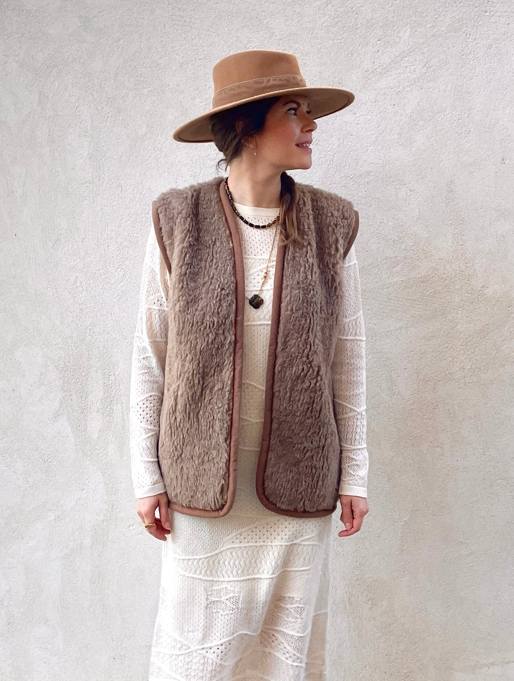 Gilet Michka - Marron