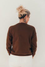 Sweat-Shirt D'Allaitement Marron Coeur - Femme
