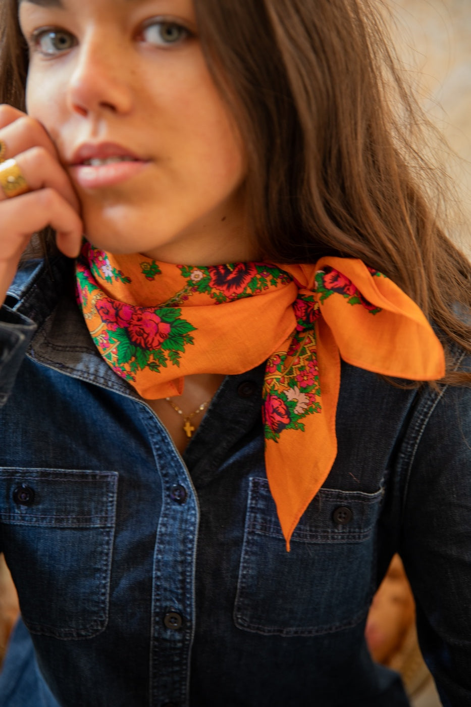 Mini Foulard Slave - Orange