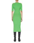 Robe Mixed Rib Sweater - Bright Peridot