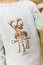 Sweat - Smily Gris Chiné Illustration Renne