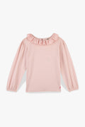 T-Shirt - Juna Rose Clair Col Volanté