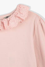 T-Shirt - Juna Rose Clair Col Volanté