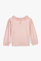 T-Shirt - Juna Rose Clair Col Volanté