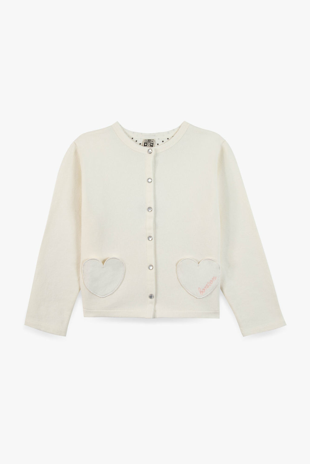 Cardigan - Sœur Ecru Coton Molleton