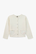 Cardigan - Sœur Ecru Coton Molleton