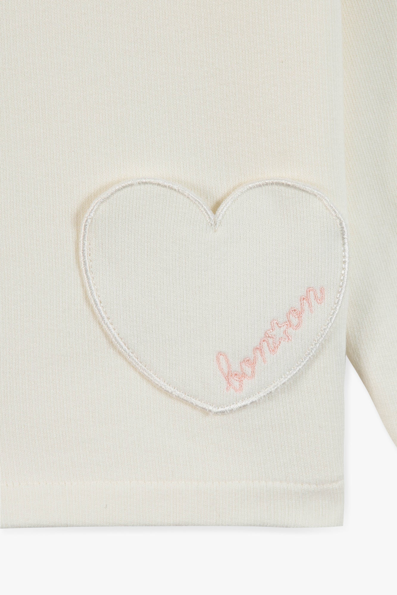 Cardigan - Sœur Ecru Coton Molleton