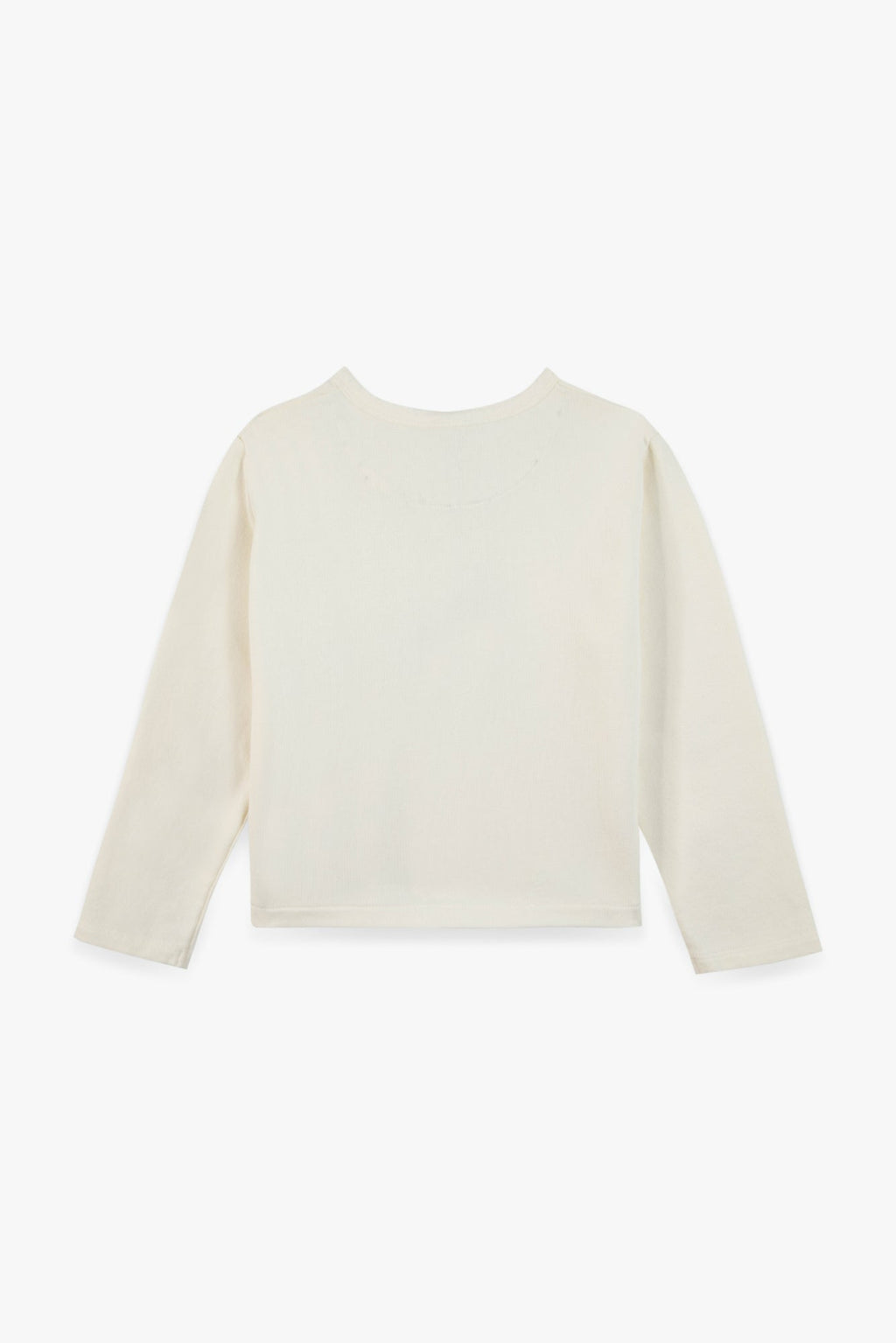 Cardigan - Sœur Ecru Coton Molleton