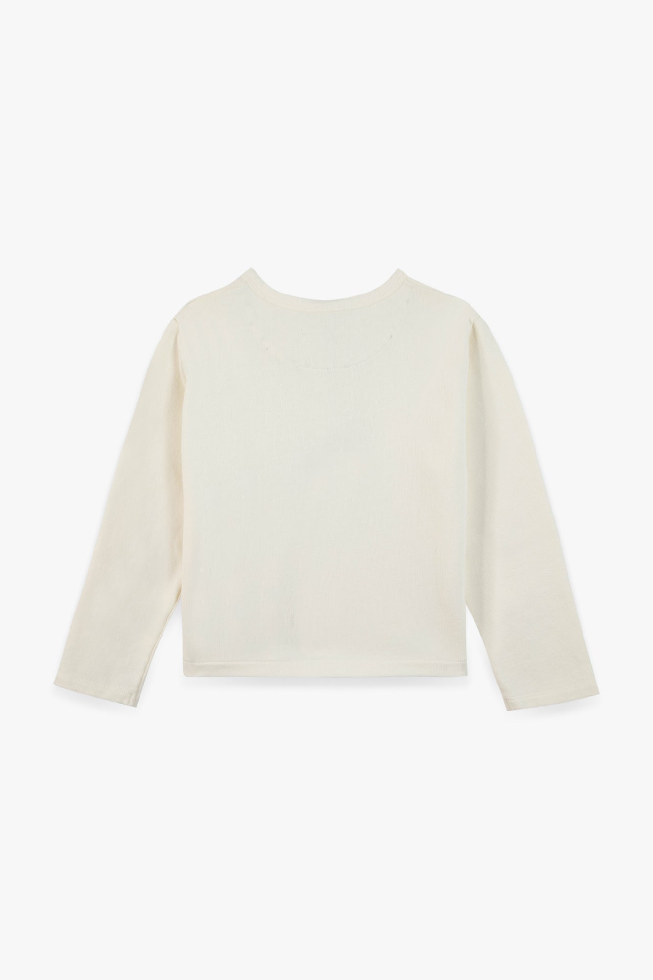 Cardigan - Sœur Ecru Coton Molleton