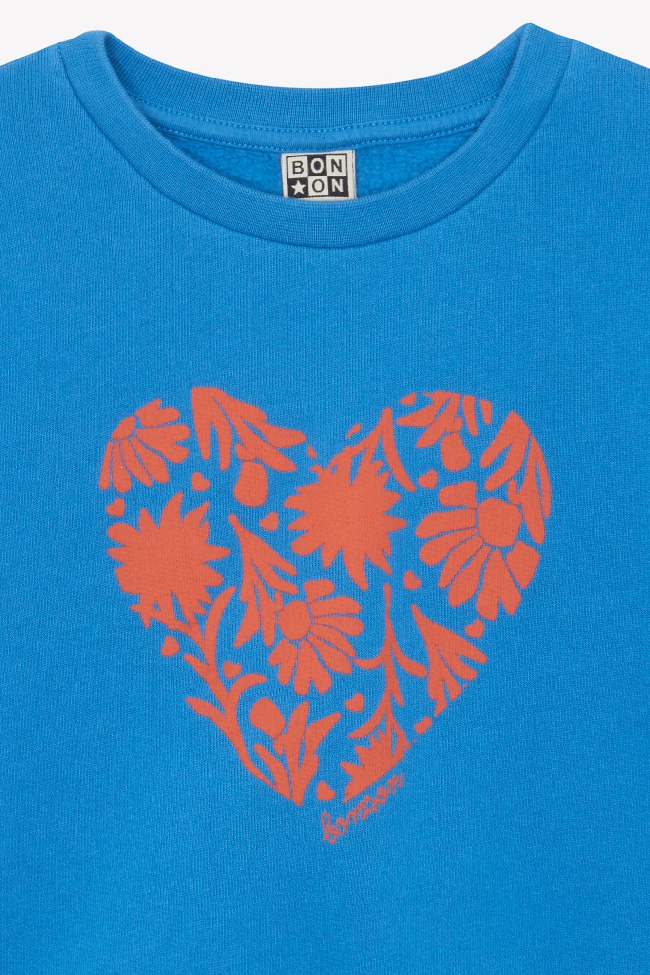 Sweat - Smack Motif Cœur Edelweiss
