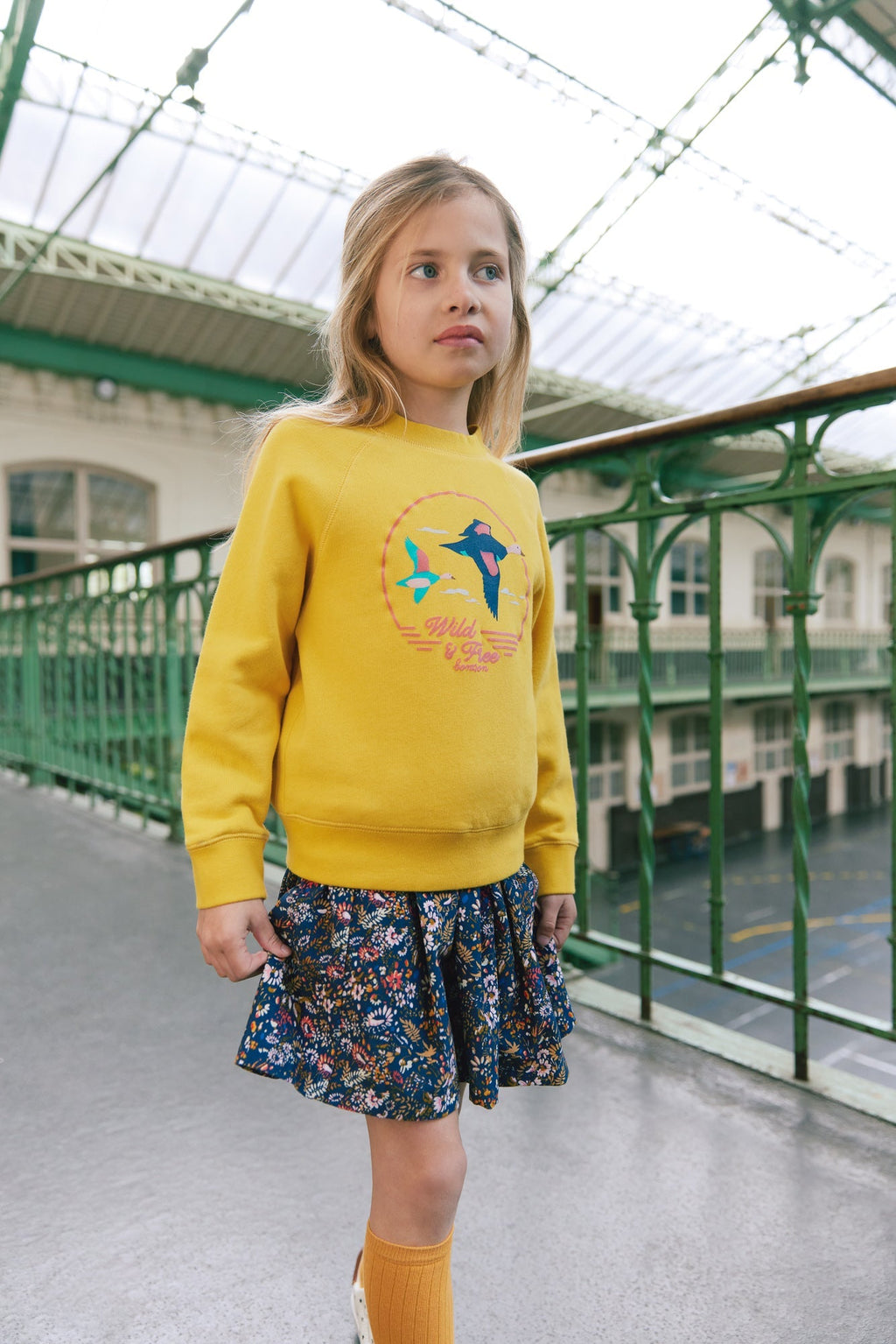 Sweat - Star Jaune Retro