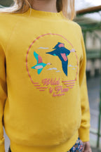 Sweat - Star Jaune Retro