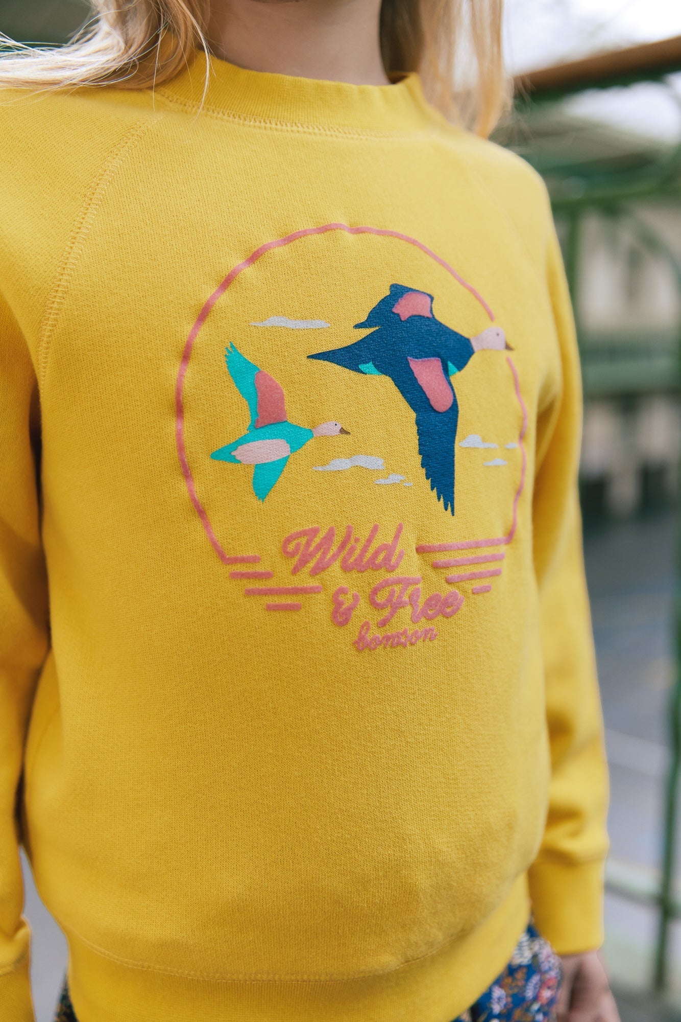 Sweat - Star Jaune Retro