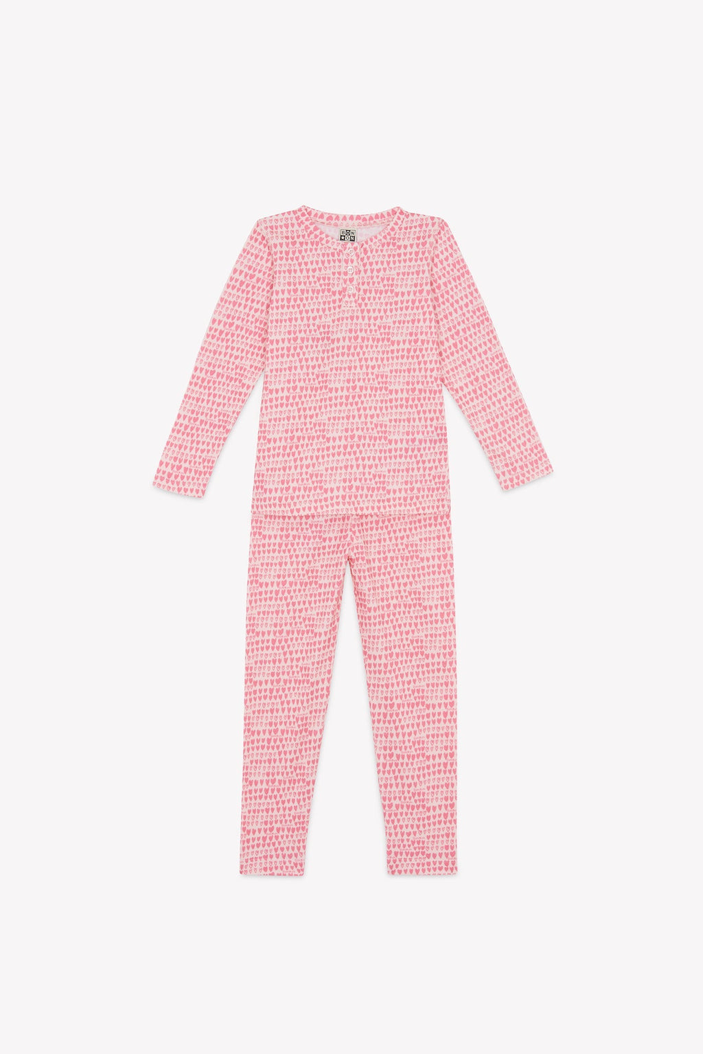 Pyjama 2 Pièces - Coeur Rose