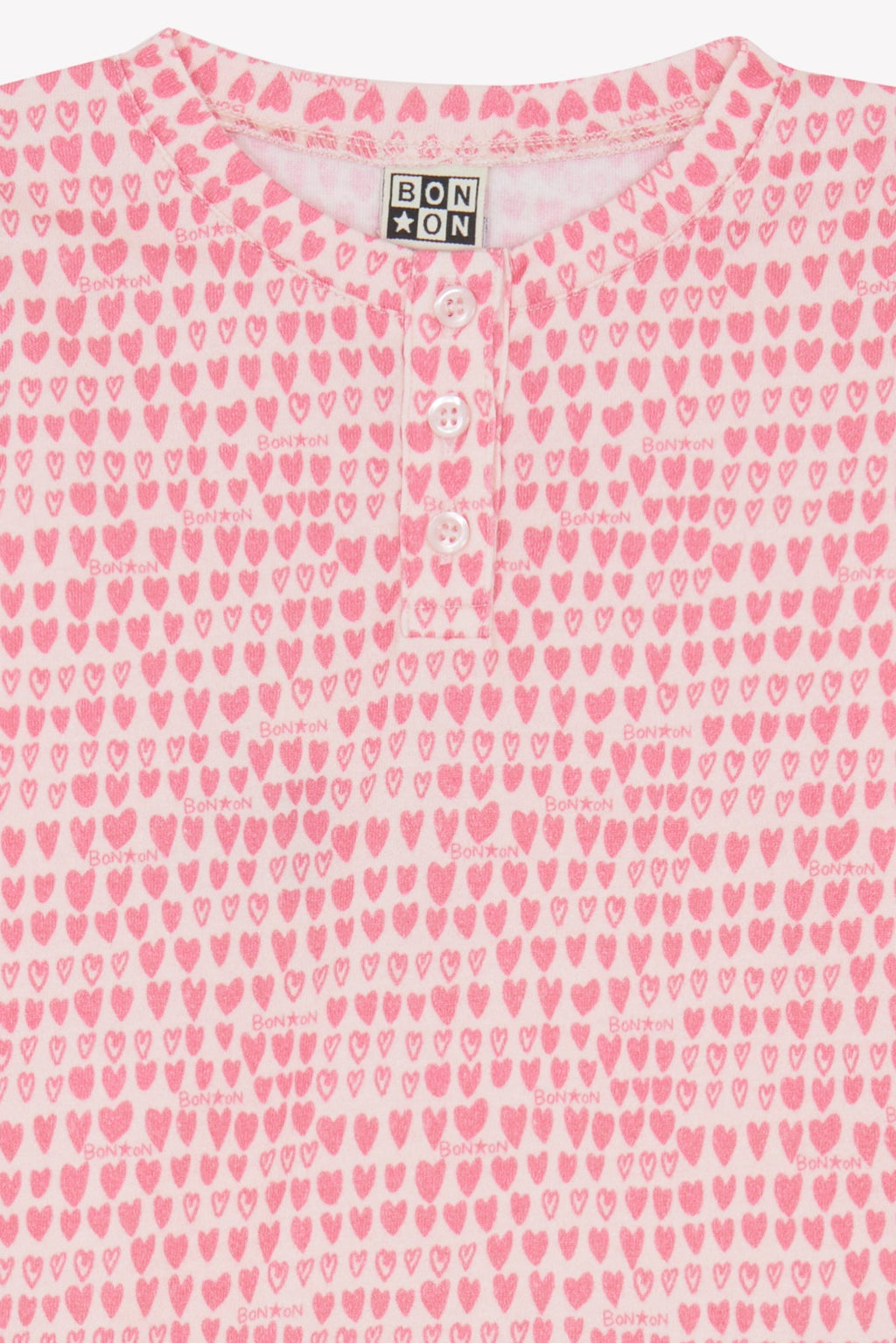 Pyjama 2 Pièces - Coeur Rose