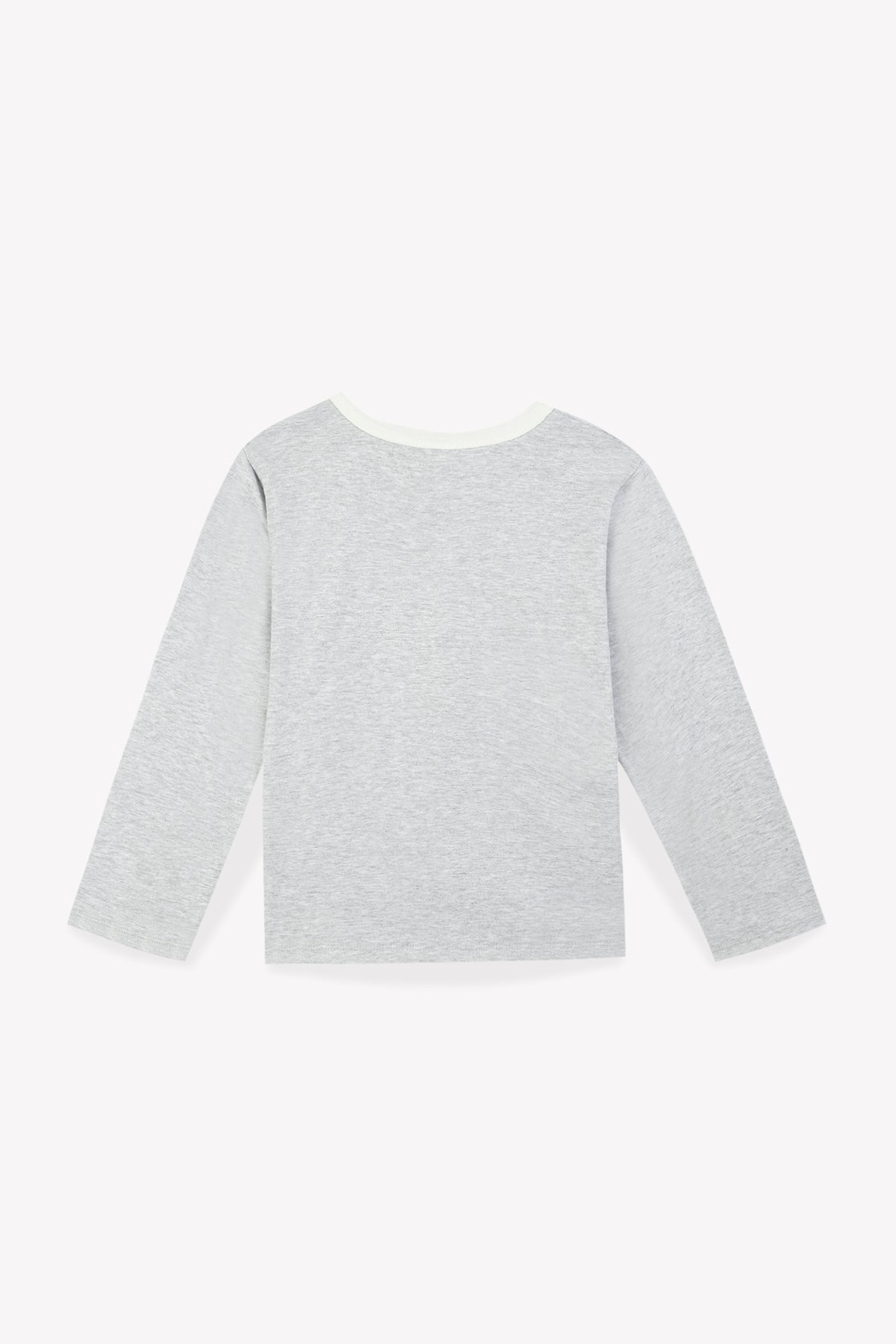 T-Shirt - Taxo Gris Chiné Illustration Renne