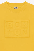 Sweat - Smile Jaune Retro