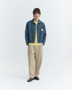 Chaqueta boxy rayas tinte natural Bruno sostenible - 1