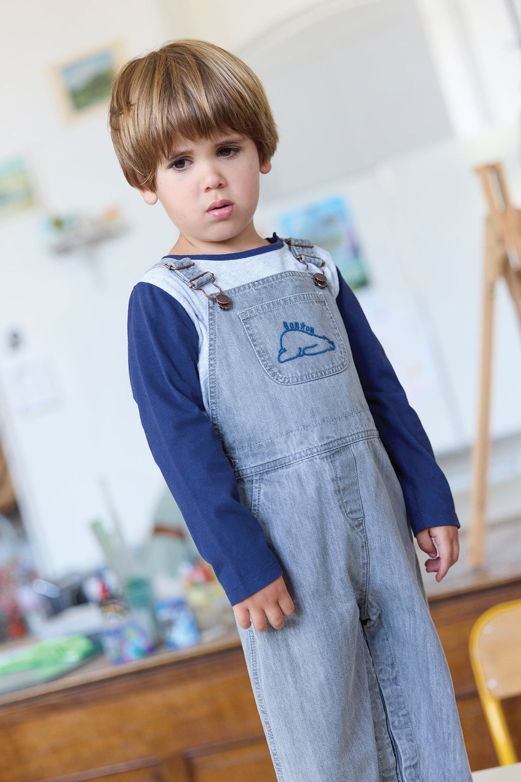 Salopette - Icare Chambray Gris