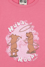 T-Shirt - Taxi Rose Illustration Chiens