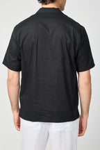 Chemise Double Layer S/S - Noir / Argent - Homme