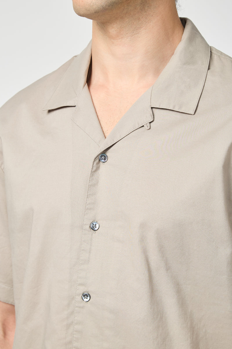 Chemise Double Épaisseur À Manches Courtes - Argent/Blanc - Homme