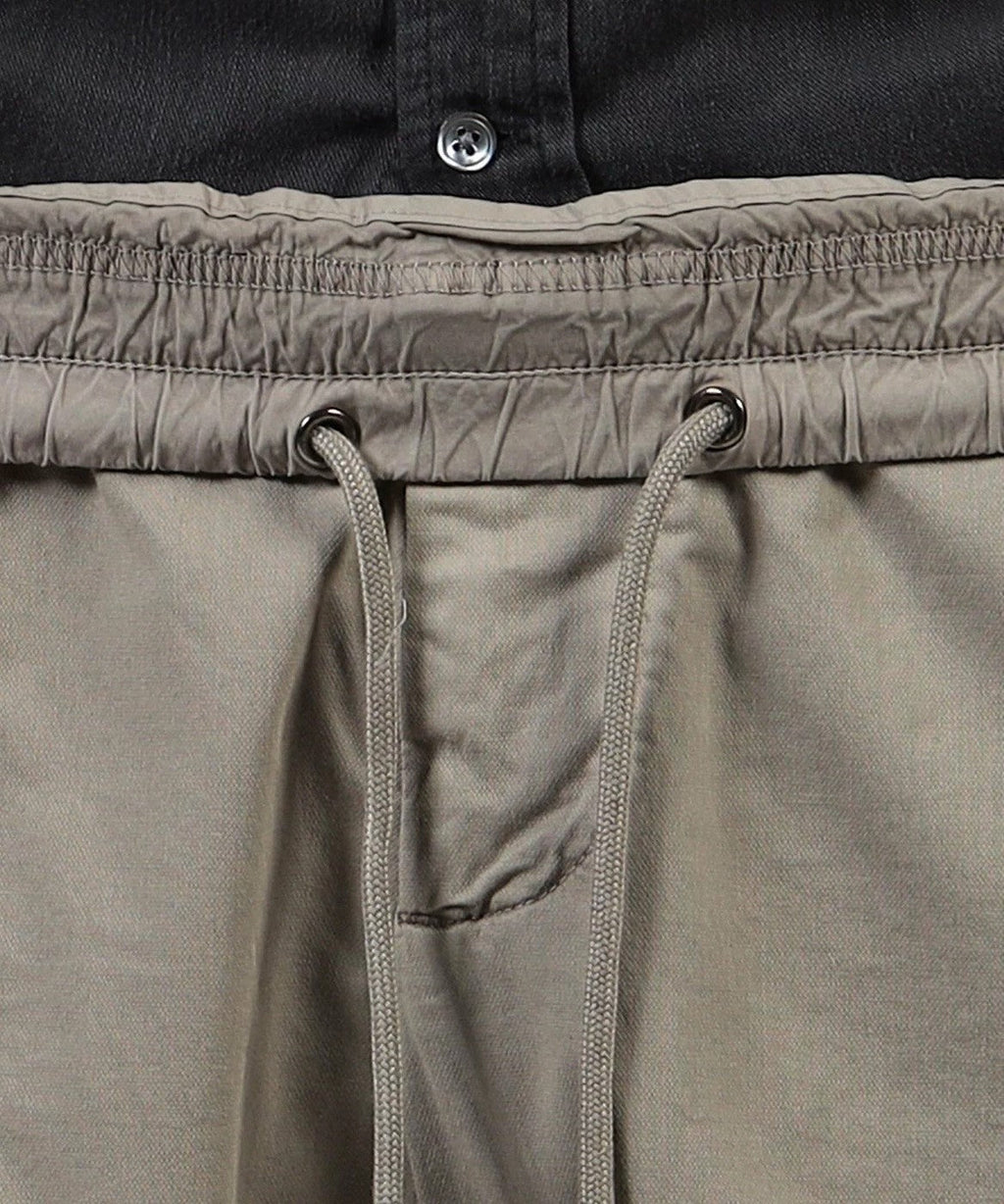 Short Ajusté En Coton Et Lin - Pigment Limoneux - Homme