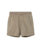 Short Ajusté En Coton Et Lin - Pigment Limoneux - Homme