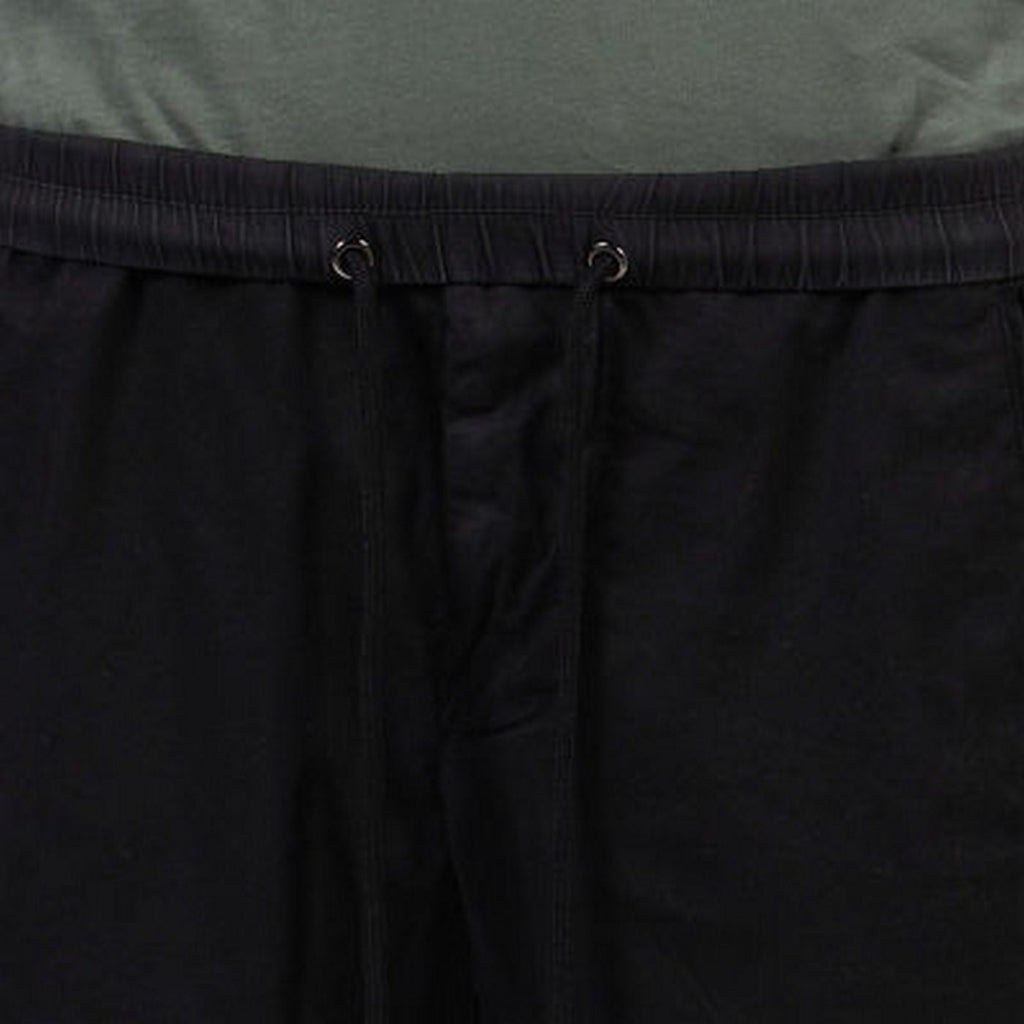 Short En Coton Et Lin Sur Mesure - Noir - Homme