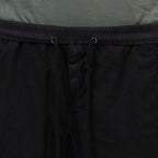 Short En Coton Et Lin Sur Mesure - Noir - Homme