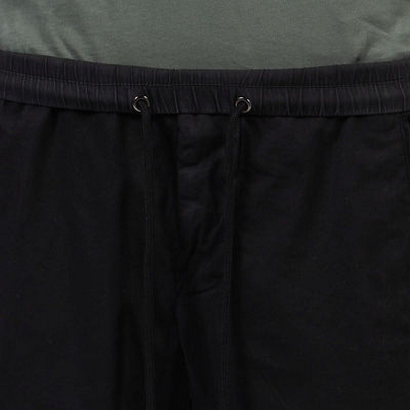 Short En Coton Et Lin Sur Mesure - Noir - Homme