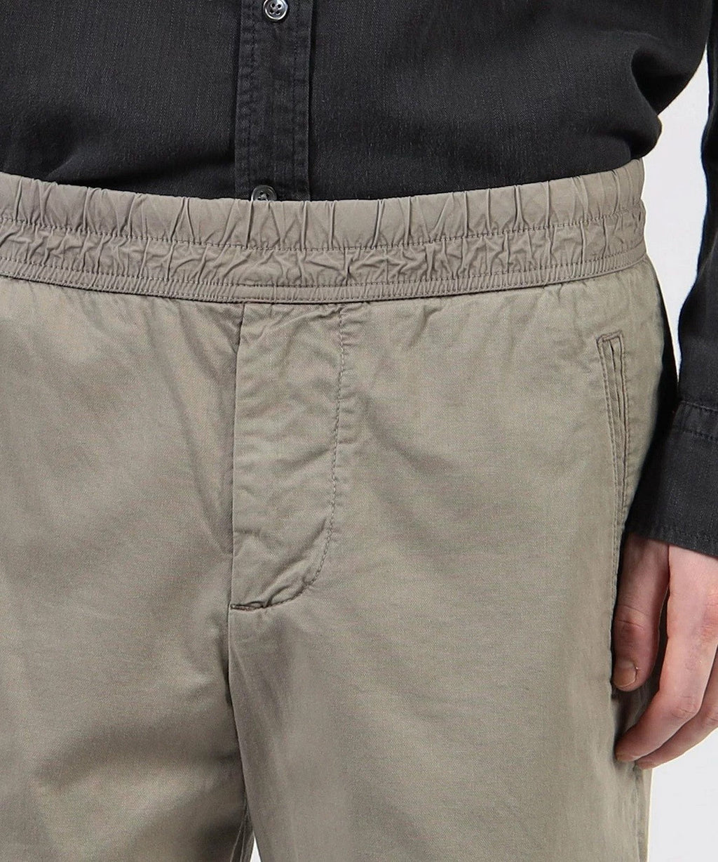 Short Ajusté En Coton Et Lin - Pigment Limoneux - Homme