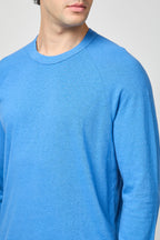 Chemise Raglan En Jersey Flammé Doux - Bleu Électrique - Homme