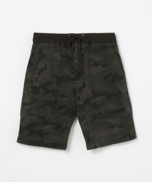 Short Camouflage En Jersey Épais - Terrain - Homme