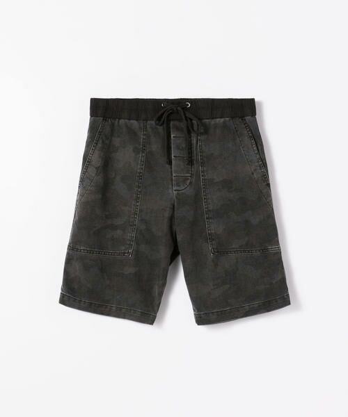 Short Camouflage En Jersey Épais - Terrain - Homme