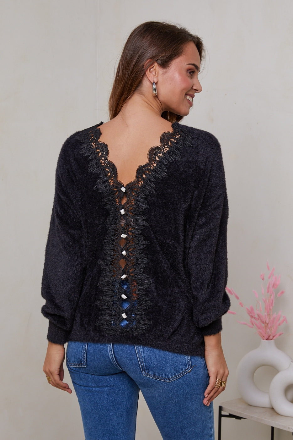 Pull Mo1546M - Noir