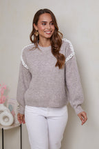 Pull Mo3151 - Taupe