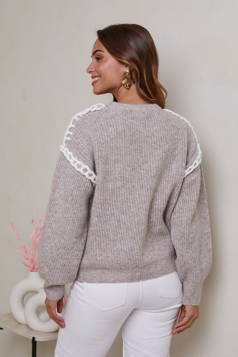 Pull Mo3151 - Taupe