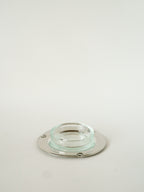 Beurrier En Métal Argenté & Verre - Argent & Doré - 1940