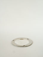 Beurrier En Métal Argenté & Verre - Argent & Doré - 1940