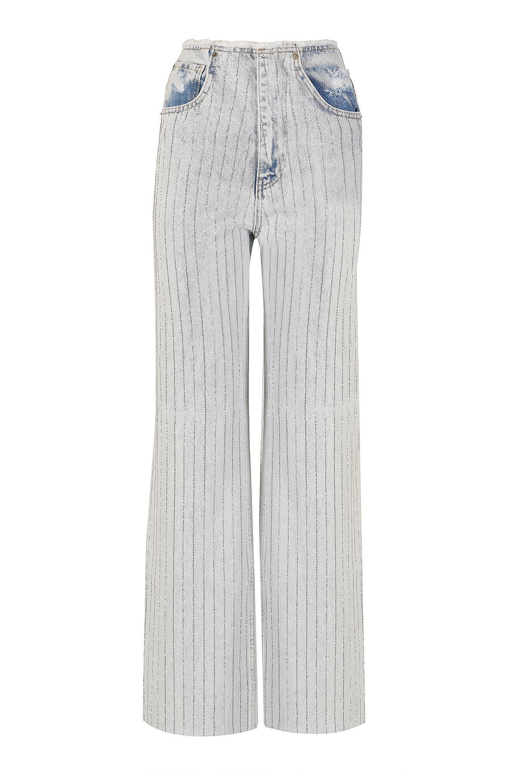 Jeans Scarlettt - Strass Bleu