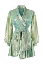 Robe Zina - Emeraude Metallic