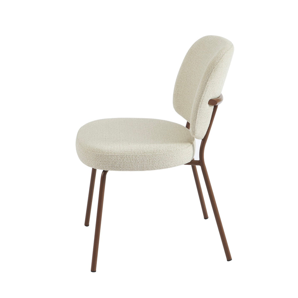 Moe - Lot De 2 Chaises - Tissu Beige