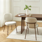 Moe - Lot De 2 Chaises - Tissu Beige