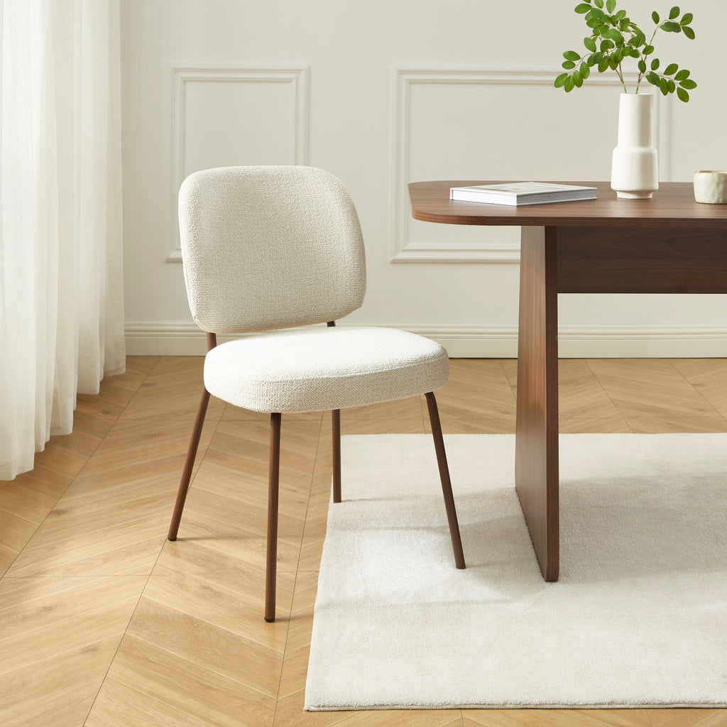 Moe - Lot De 2 Chaises - Tissu Beige