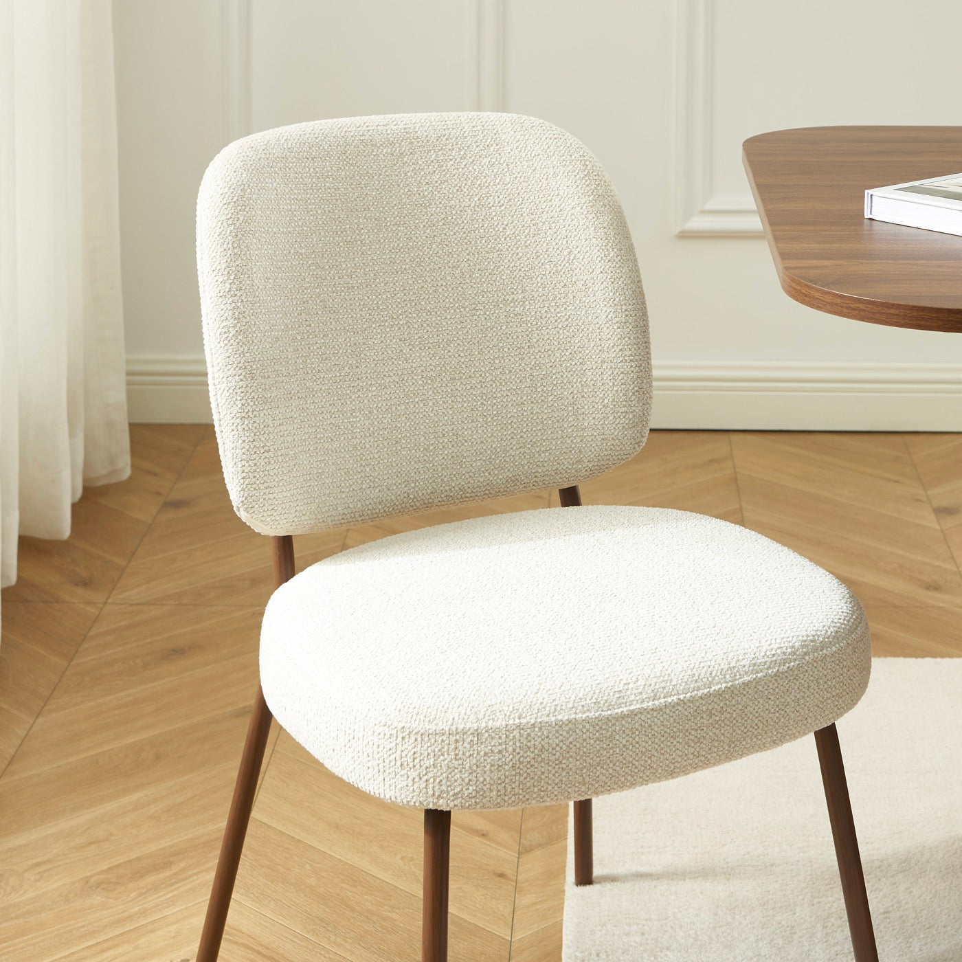 Moe - Lot De 2 Chaises - Tissu Beige