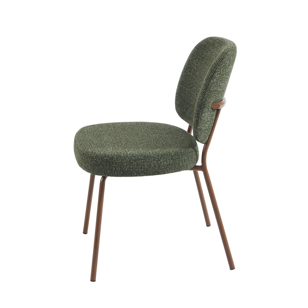 Moe - Lot De 2 Chaises - Tissu Vert