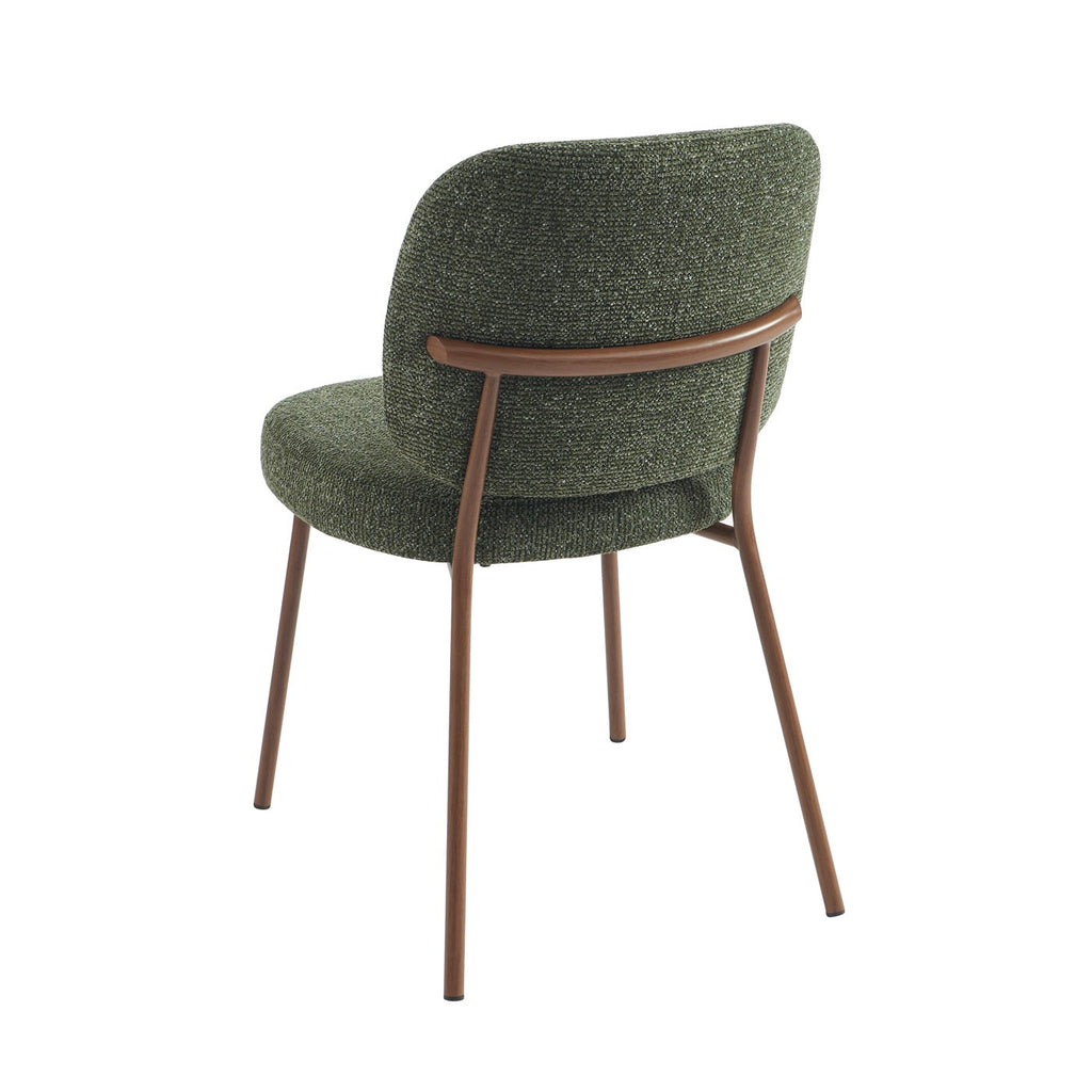 Moe - Lot De 2 Chaises - Tissu Vert